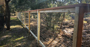 Ranch Fence 2 Rails 4x4 Wire