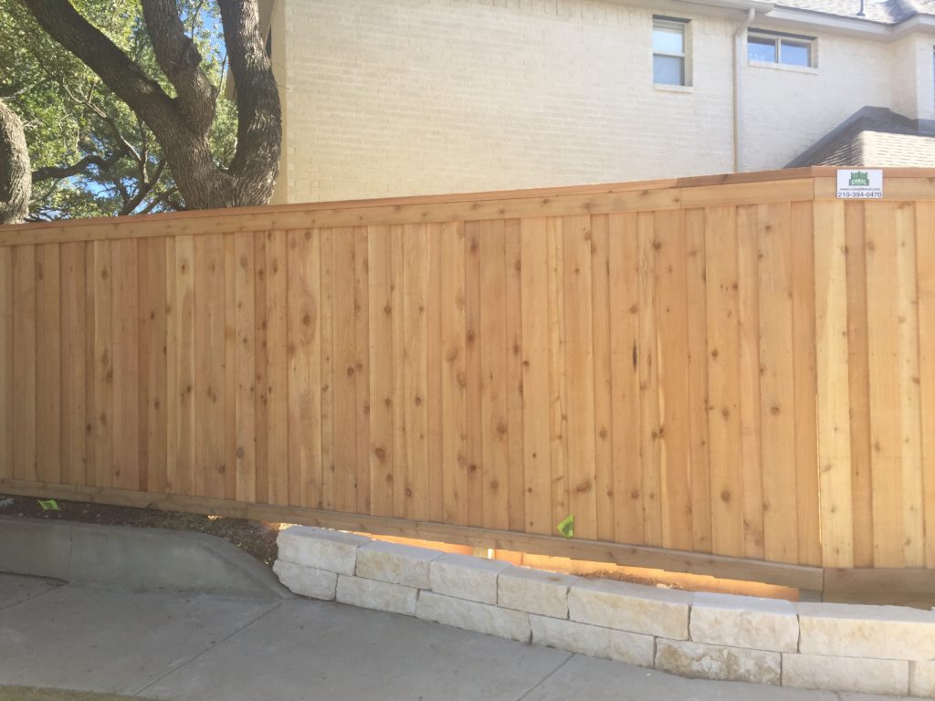 Privacy Board On Board Wood