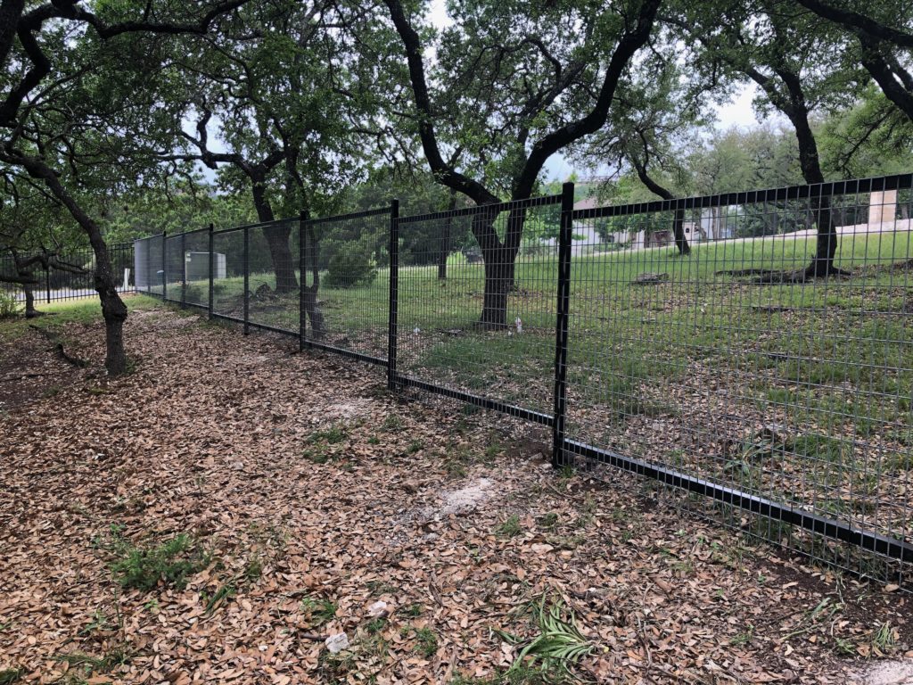 Square Tube Fence With Panel