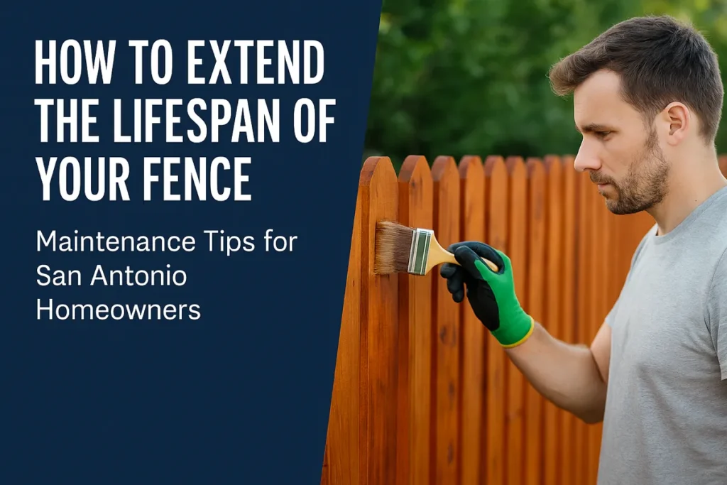 How to Extend the Lifespan of Your Fence: Maintenance Tips for San Antonio Homeowners